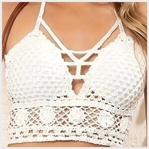 Bohemian crochet halter top